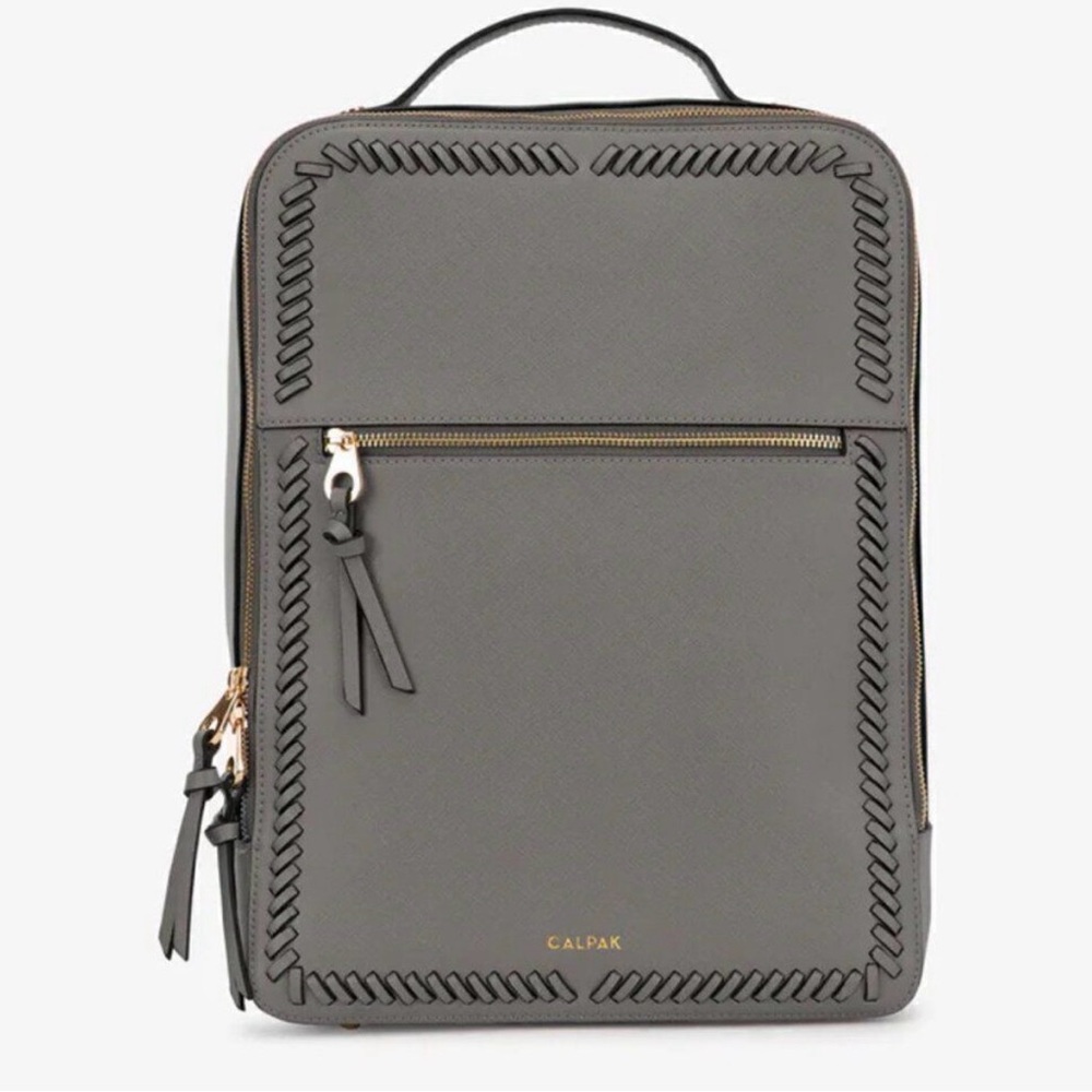 Like New CALPAK Kaya 15 inch Pink Interior Charcoal Grey Laptop Backpack